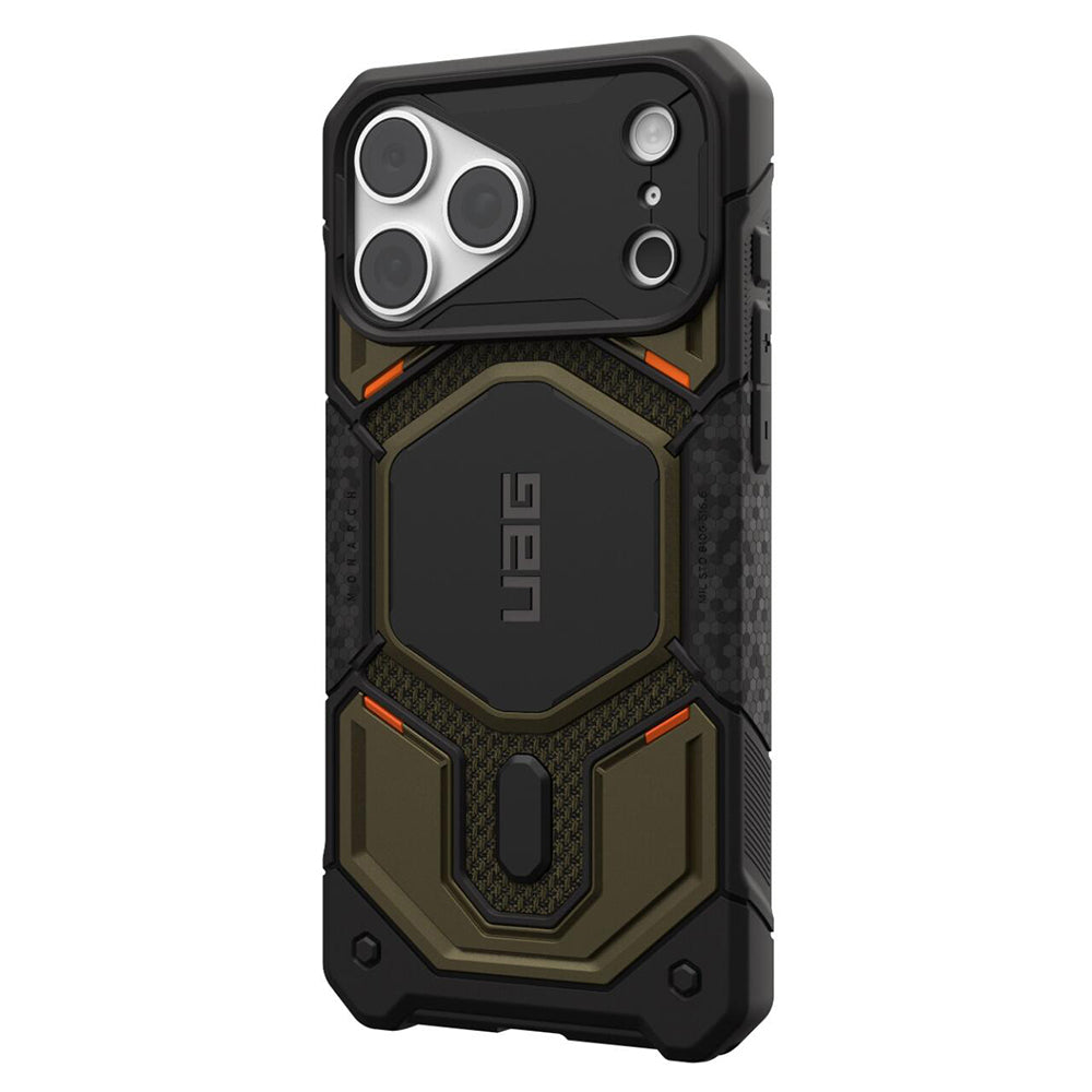 MagSafe-kuori Apple iPhone 18 Pro Max / 17 Pro Max, Urban Armor Gear, Monarch Pro Kevlar, Vihreä
