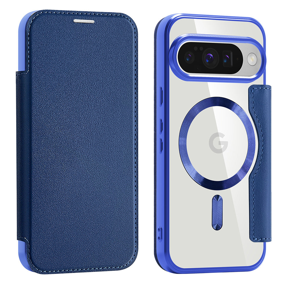 MagSafe-kuori Google Pixel 10 Pro / 10:lle, Techsuit, SmartMag Book, Sininen