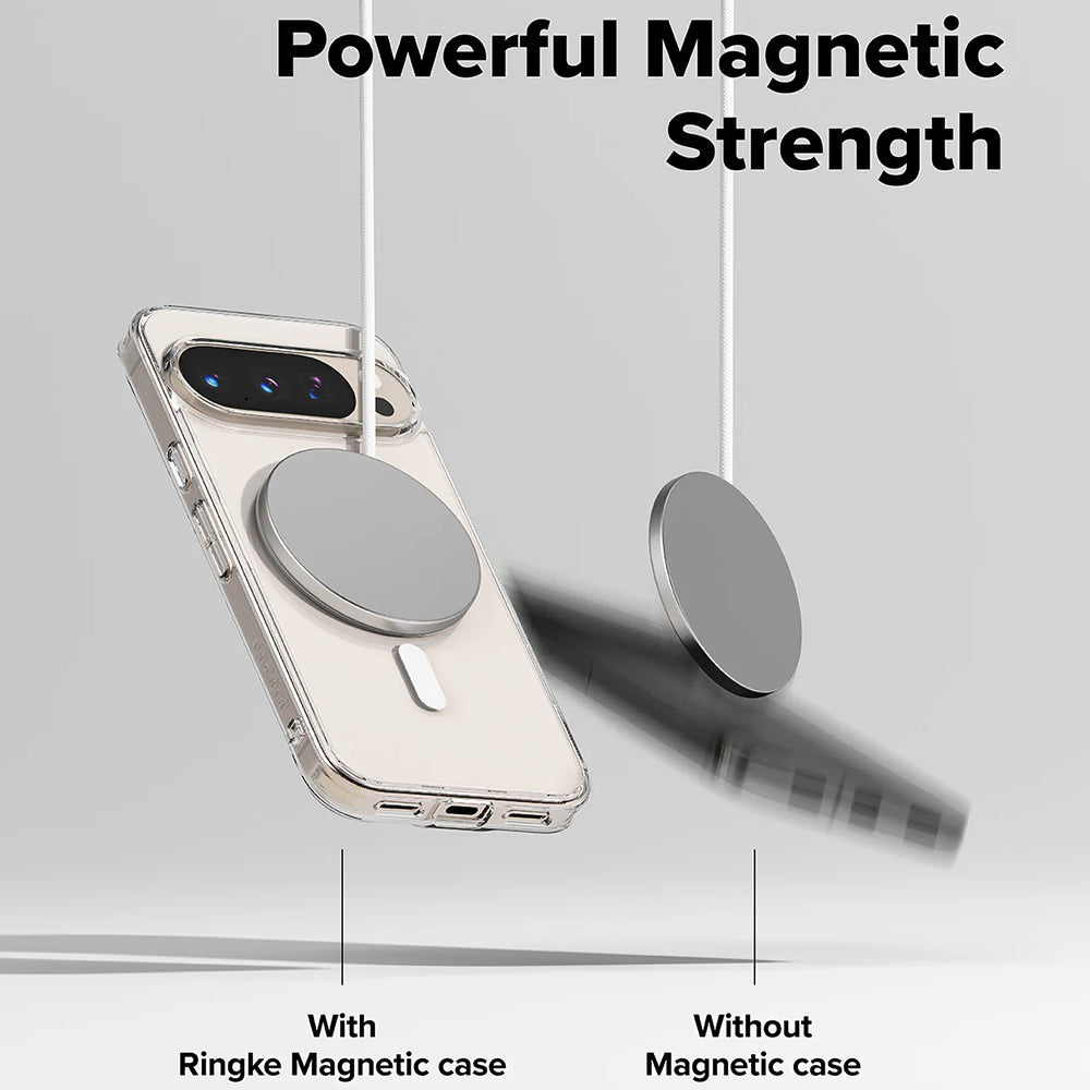 MagSafe-kuori Google Pixel 10 Pro / 10:lle, Ringke, Fusion, Läpinäkyvä