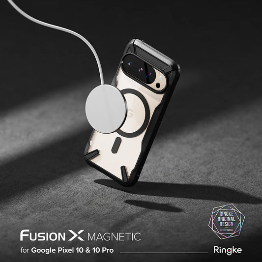 MagSafe-kuori Google Pixel 10 Pro / 10:lle, Ringke, Fusion X, Musta