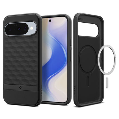 MagSafe-kotelo Google Pixel 10 Pro / 10:lle, Spigen, Caseology Parallax, Mattamusta ACS09708