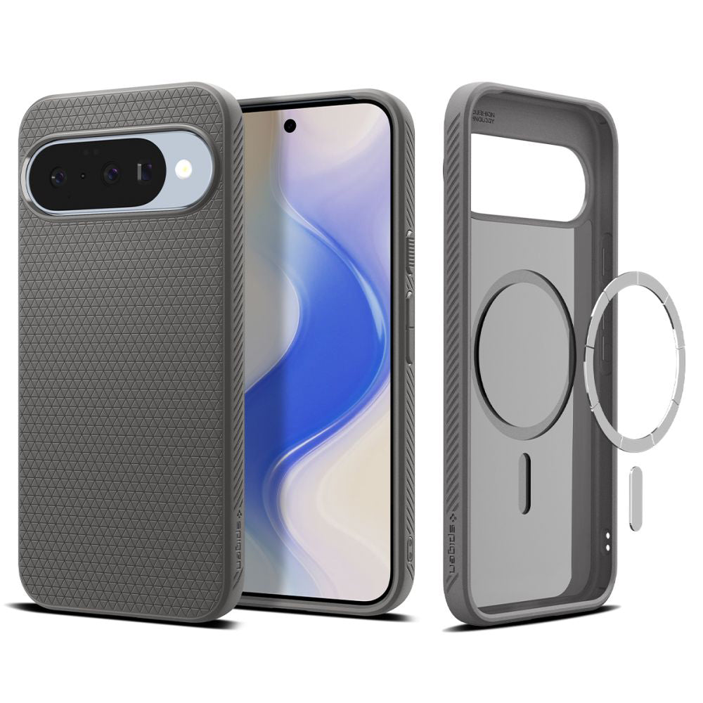 MagSafe-kuori Google Pixel 10 Pro / 10:lle, Spigen, Liquid Air, Harmaa ACS09697
