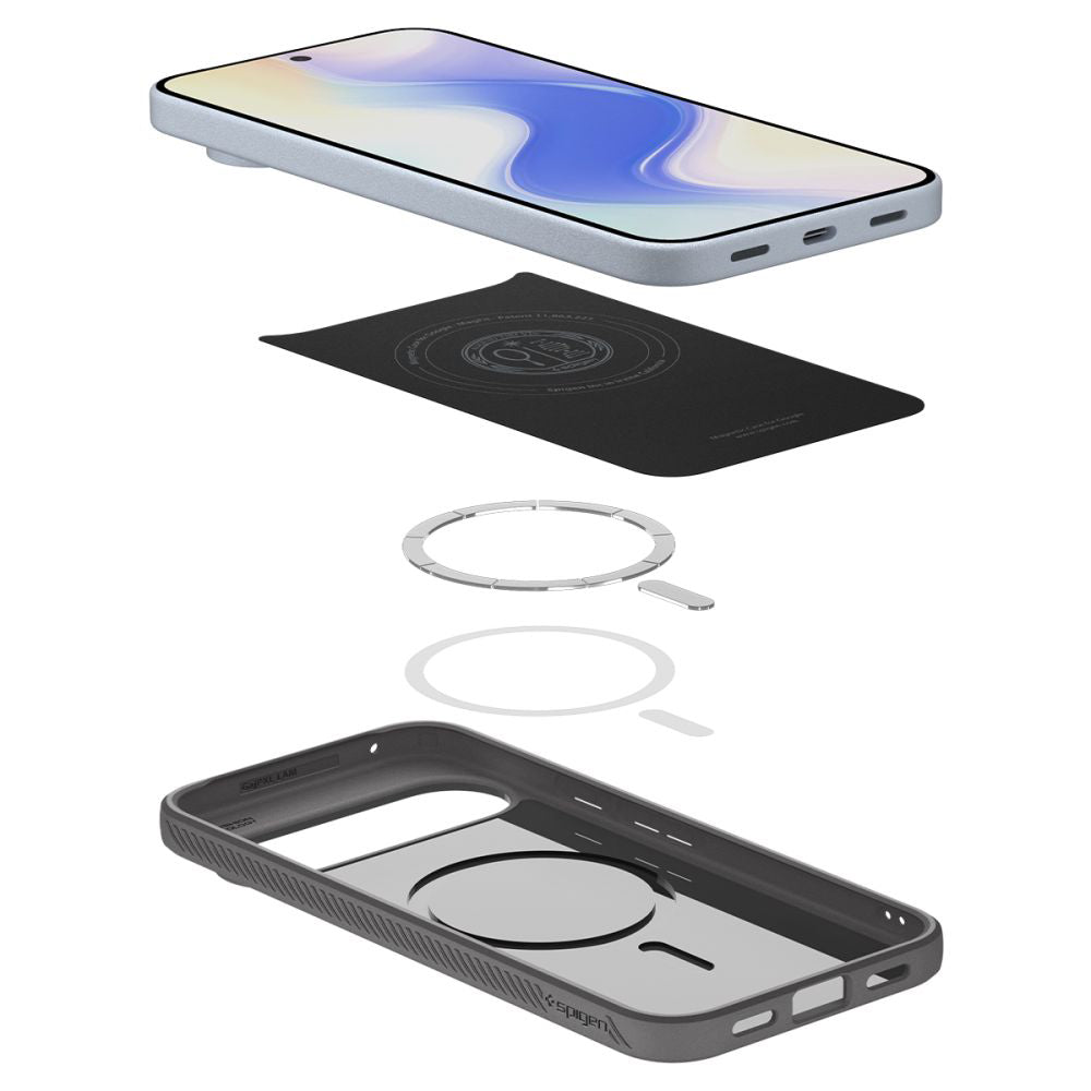 MagSafe-kuori Google Pixel 10 Pro / 10:lle, Spigen, Liquid Air, Harmaa ACS09697