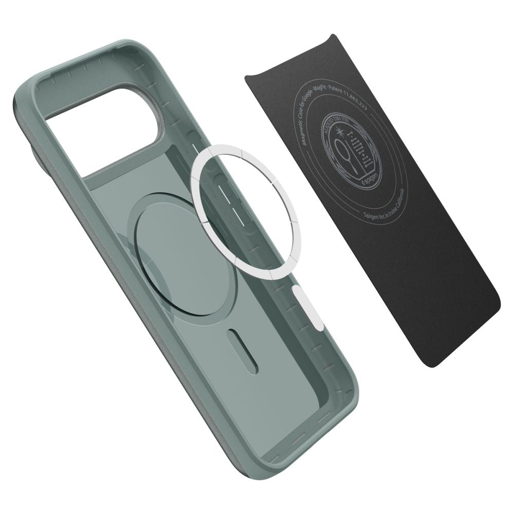MagSafe-kuori Google Pixel 10 Pro / 10:lle, Spigen, Thin Fit, Vihreä ACS09701