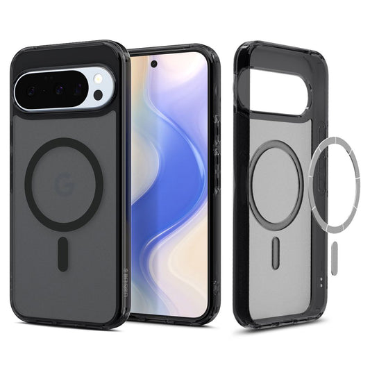 MagSafe-kotelo Google Pixel 10 Pro / 10:lle, Spigen, Ultra Hybrid, Satinoitu Musta ACS09703