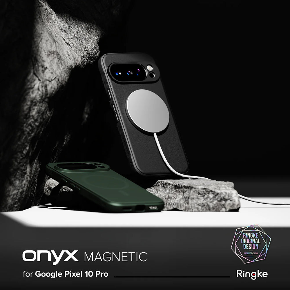 MagSafe-kuori Google Pixel 10 Pro:lle, Ringke, Onyx, Tummanvihreä