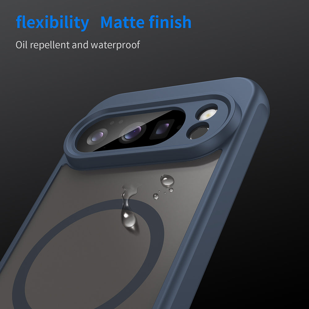 MagSafe-kuori Google Pixel 10 Prolle, Techsuit, HaloFrost II, Laivastonsininen