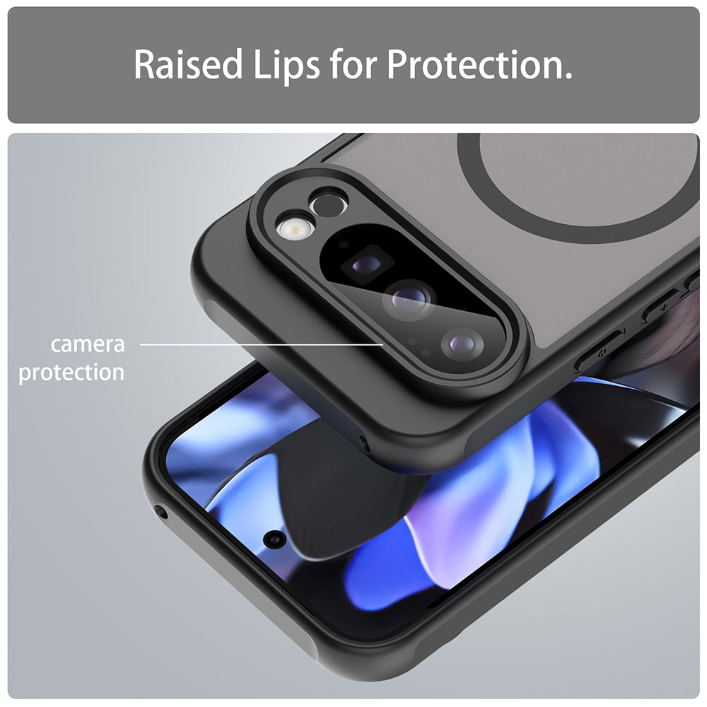 MagSafe-kuori Google Pixel 10 Pro:lle, Techsuit, HaloFrost II, Musta
