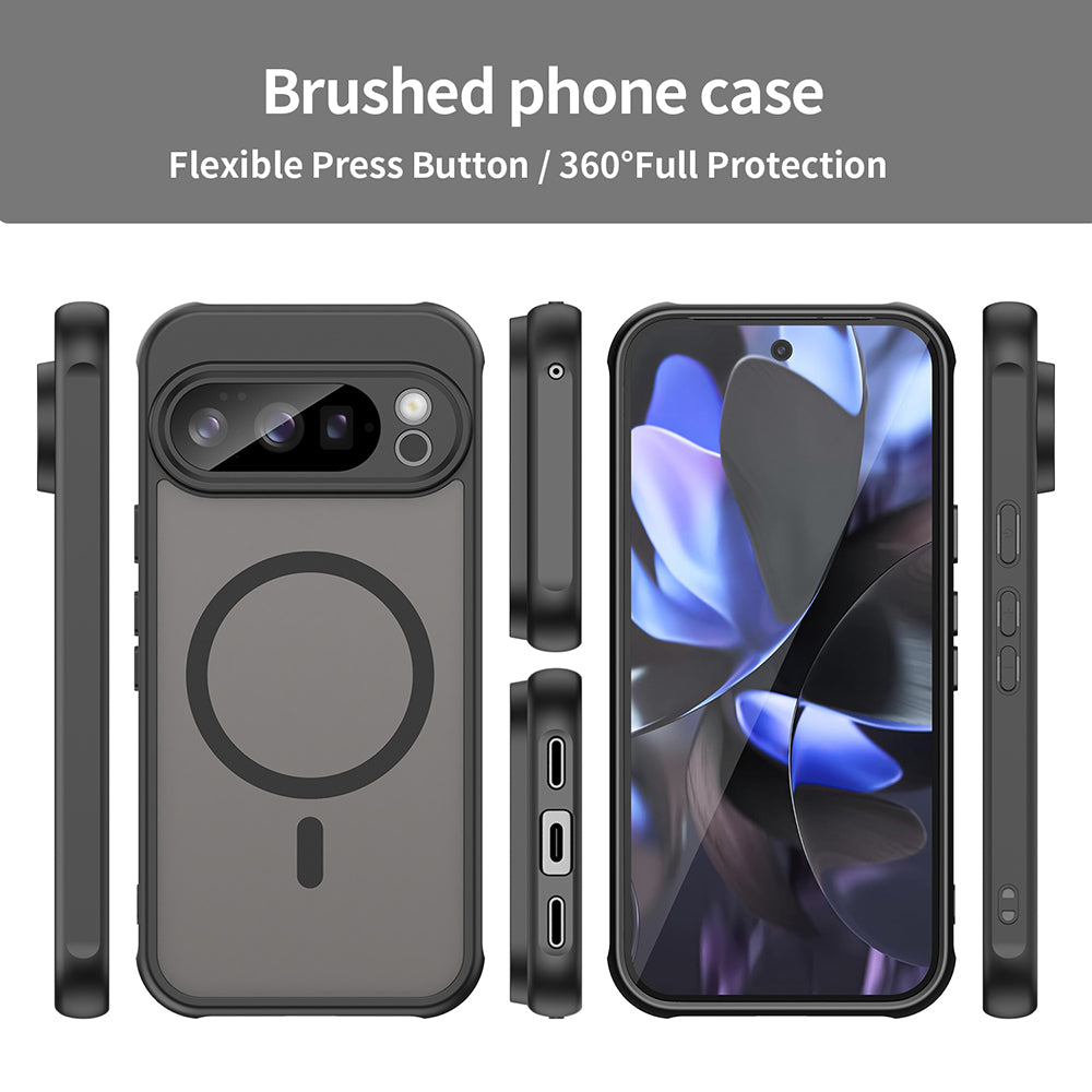 MagSafe-kuori Google Pixel 10 Pro:lle, Techsuit, HaloFrost II, Musta