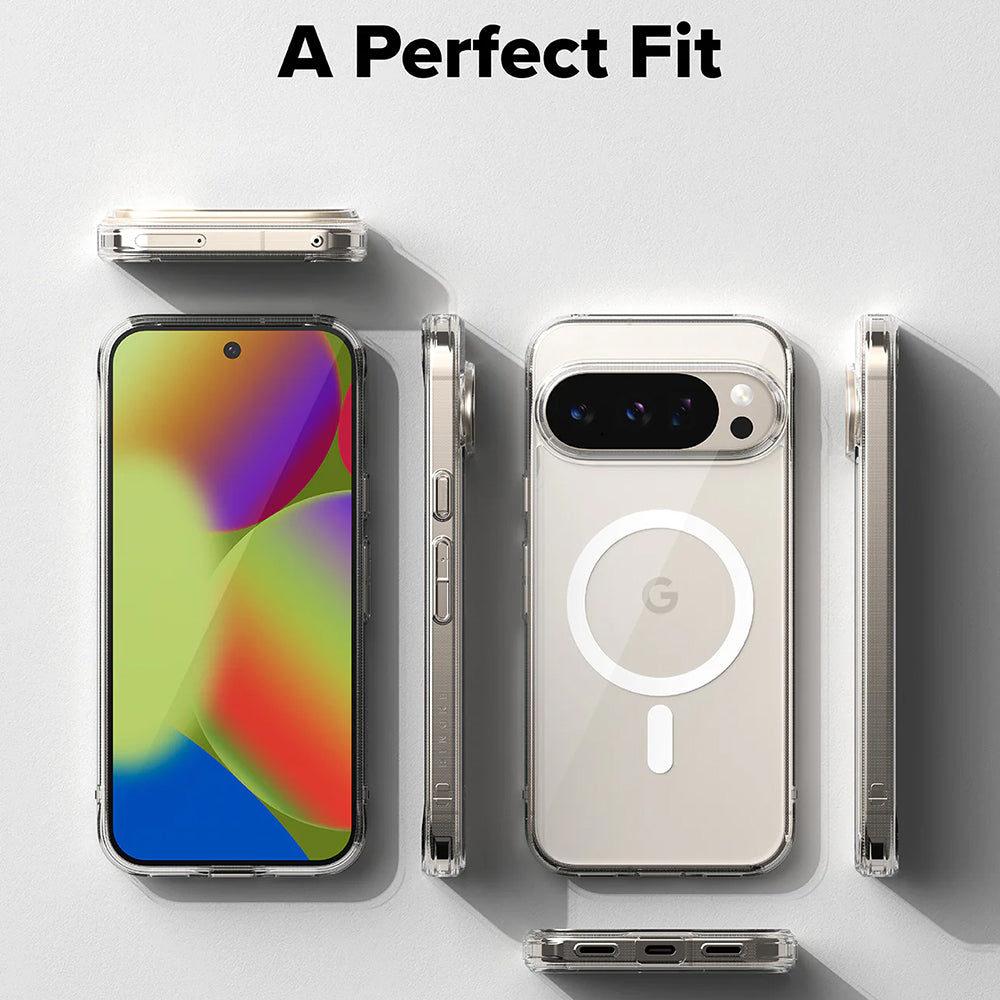 MagSafe Case for Google Pixel 10 Pro XL, Ringke, Fusion, Transparent