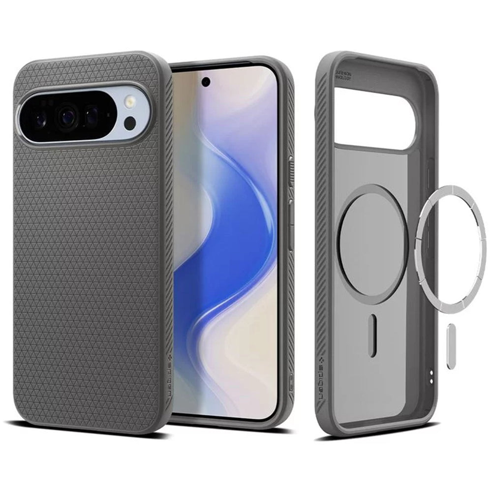 MagSafe-kotelo Google Pixel 10 Pro XL:lle, Spigen, Liquid Air, Harmaa ACS09720