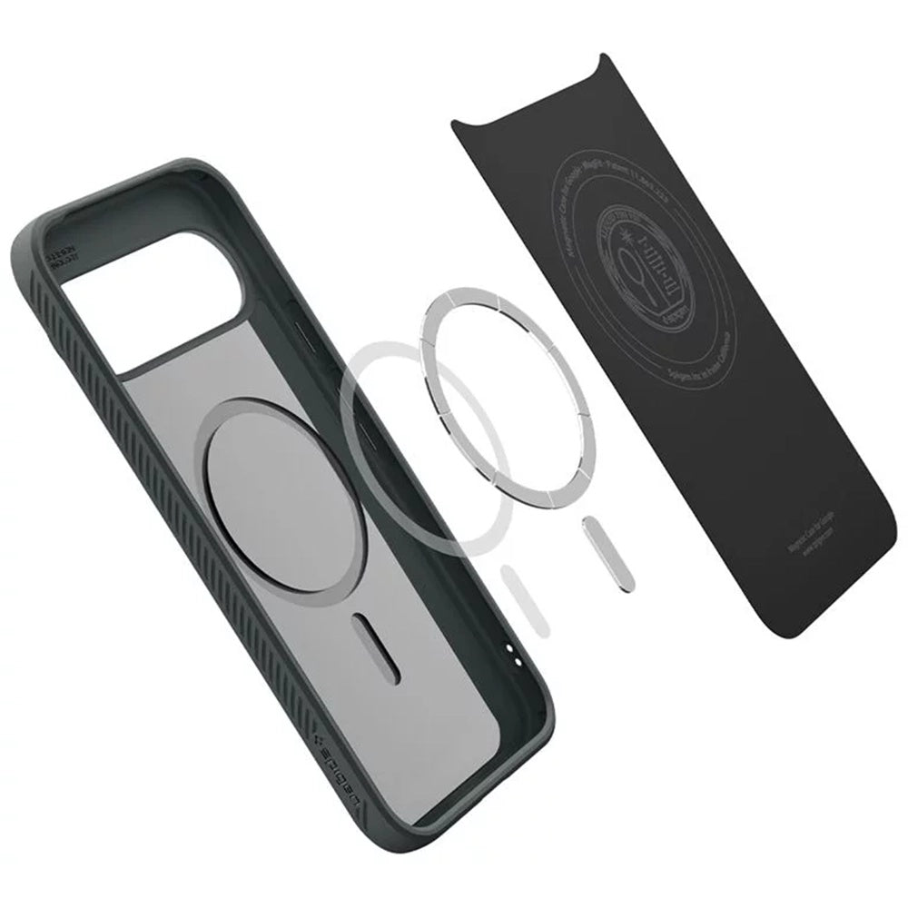 MagSafe-kotelo Google Pixel 10 Pro XL:lle, Spigen, Liquid Air, Vihreä ACS09719