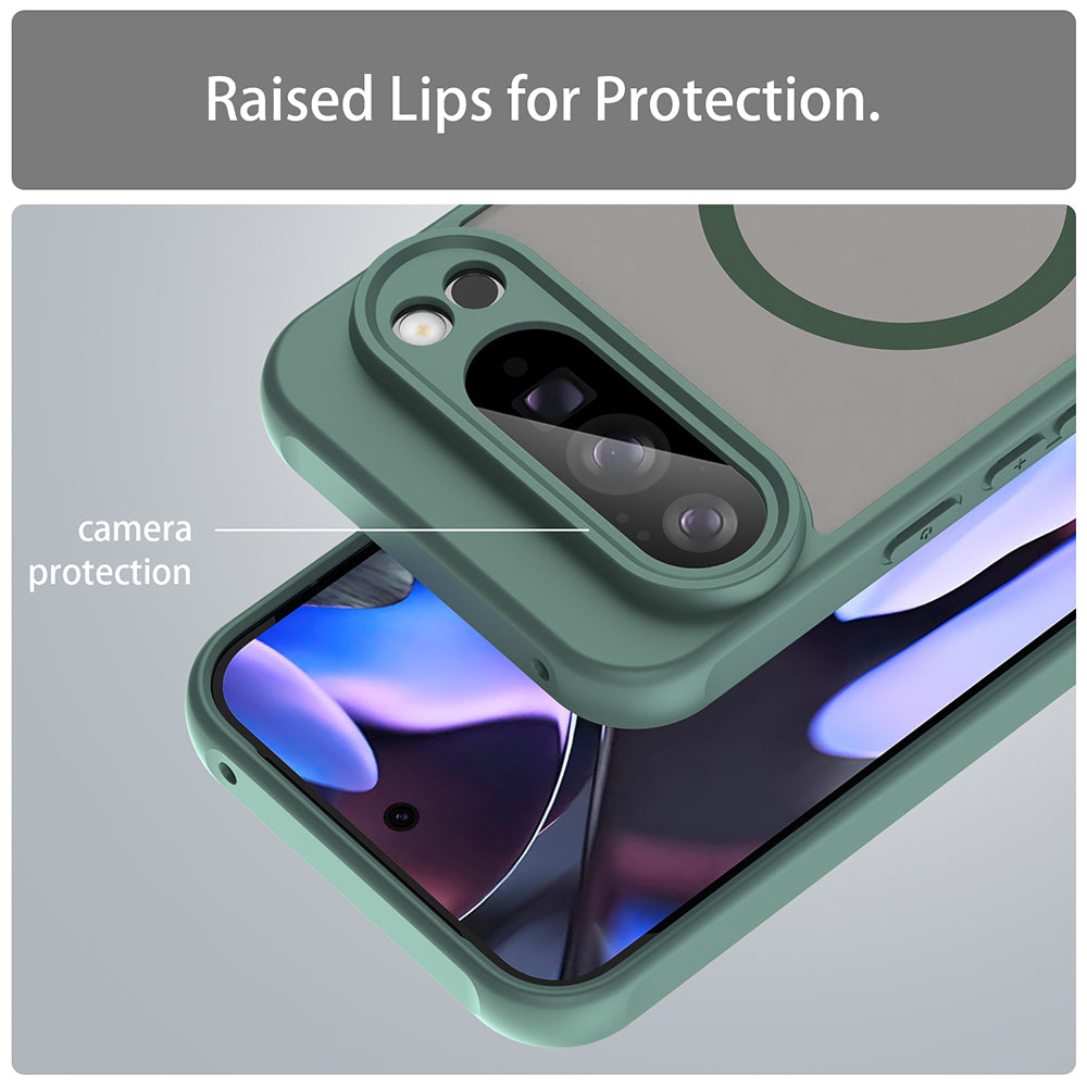 MagSafe-kuori Google Pixel 10 Pro XL:lle, Techsuit, HaloFrost II, Vihreä