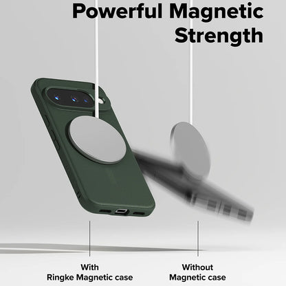 MagSafe-kuori Google Pixel 10:lle, Ringke, Onyx, Tummanvihreä