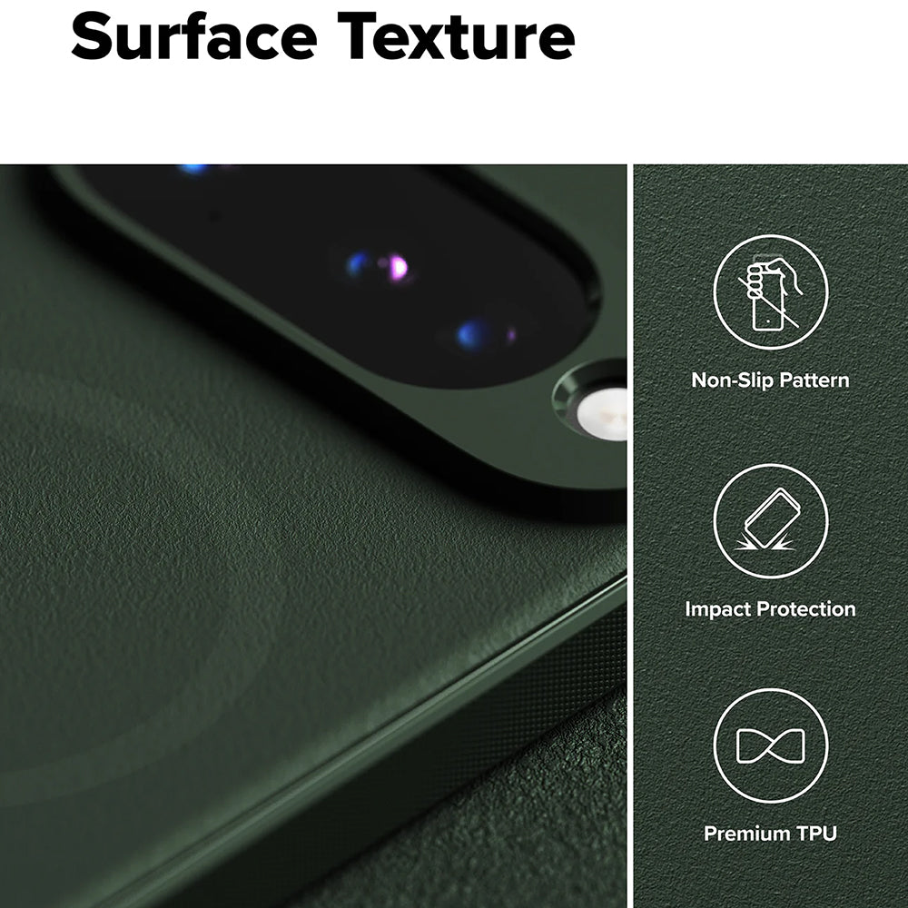 MagSafe-kuori Google Pixel 10:lle, Ringke, Onyx, Tummanvihreä