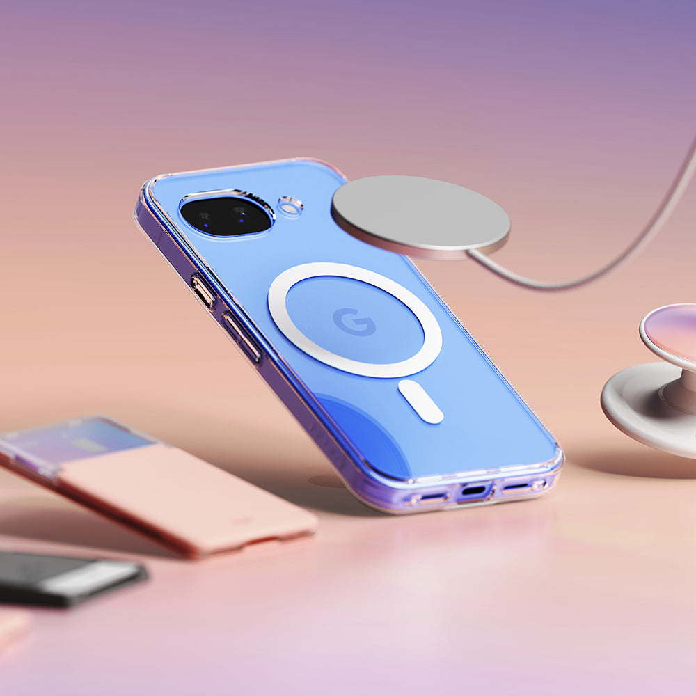 MagSafe-kotelo Google Pixel 10a:lle, Ringke, Fusion, Läpinäkyvä