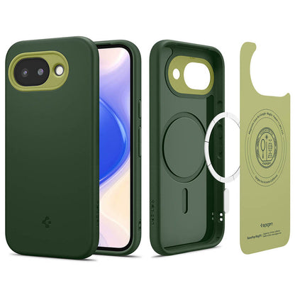 MagSafe-kotelo Google Pixel 10a:lle, Spigen, Caseology Nano Pop, Vihreä ACS11288