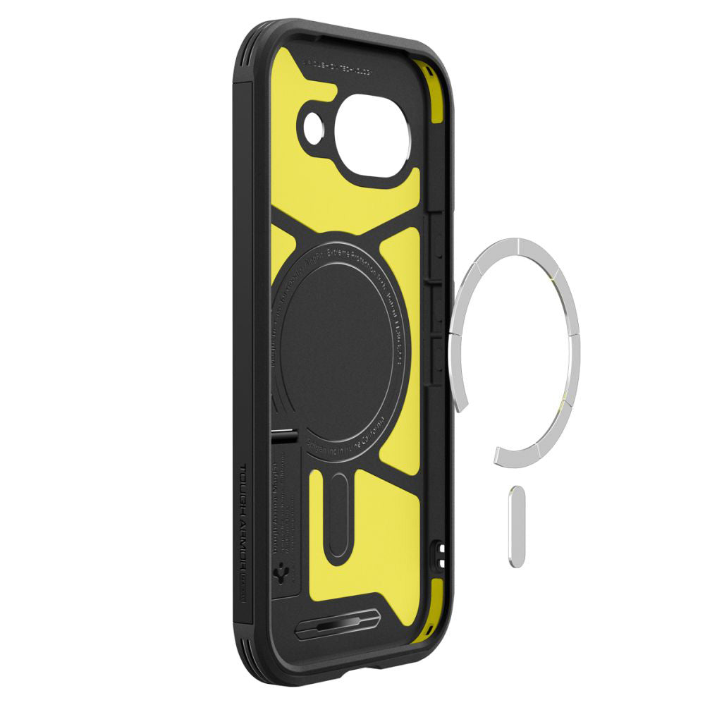 MagSafe-kotelo Google Pixel 10a:lle, Spigen, Tough Armor, Musta ACS11280
