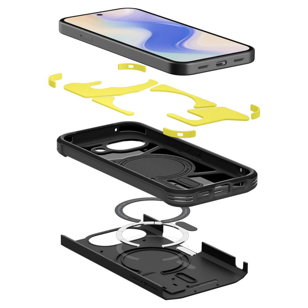 MagSafe-kotelo Google Pixel 10a:lle, Spigen, Tough Armor, Musta ACS11280