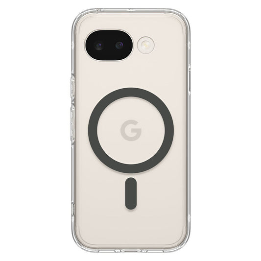 MagSafe-kotelo Google Pixel 10a:lle, Spigen, Ultra Hybrid, Harmaa Läpinäkyvä ACS11277