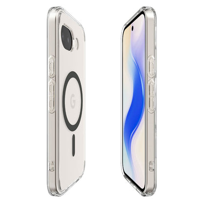 MagSafe-kotelo Google Pixel 10a:lle, Spigen, Ultra Hybrid, Harmaa Läpinäkyvä ACS11277