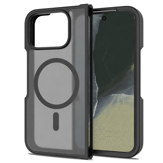 MagSafe-kuori Google Pixel 11 Pro Foldille, Techsuit, PureFrost, satiinimusta