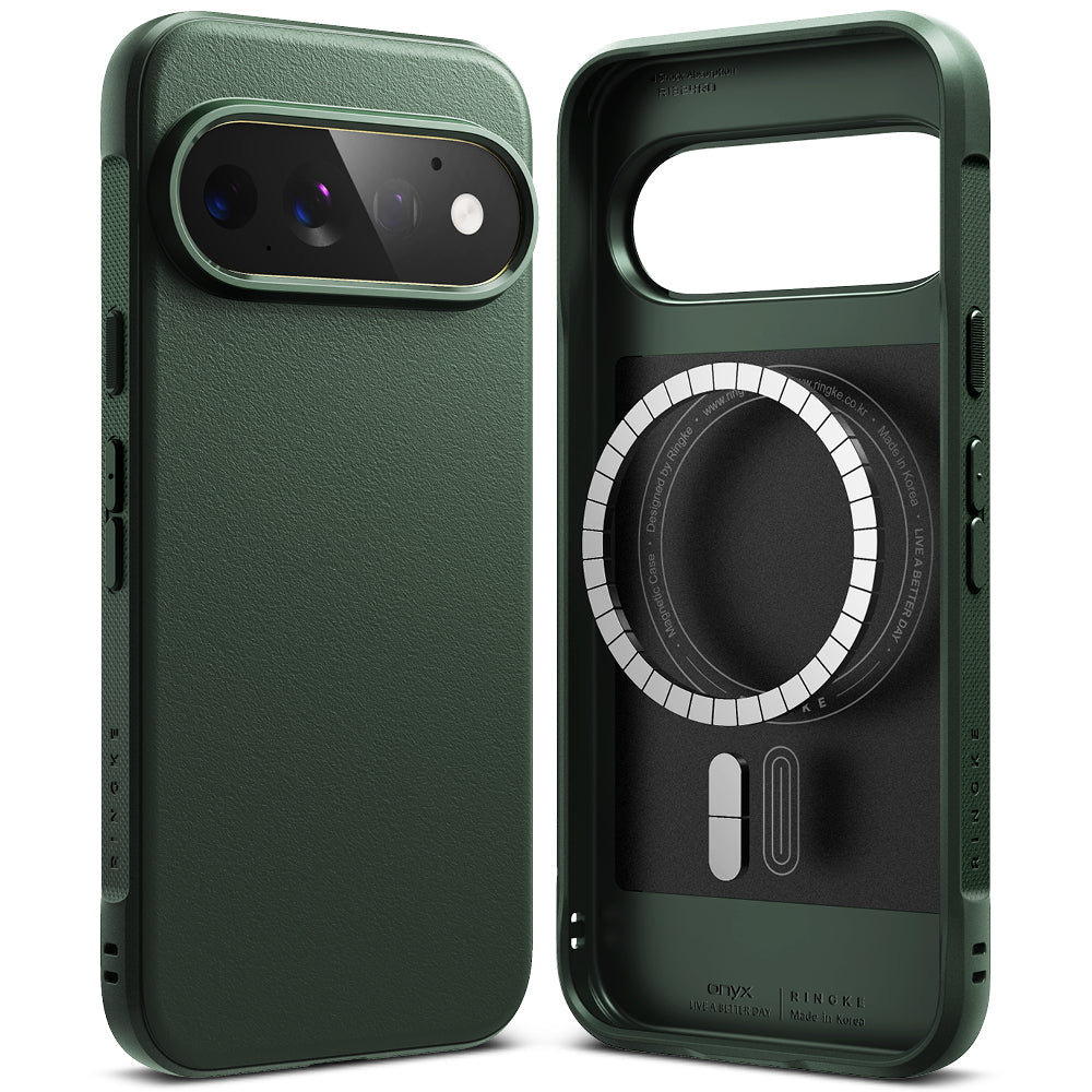 MagSafe-kuori Google Pixel 11 Prolle, Ringke, Onyx, Tummanvihreä