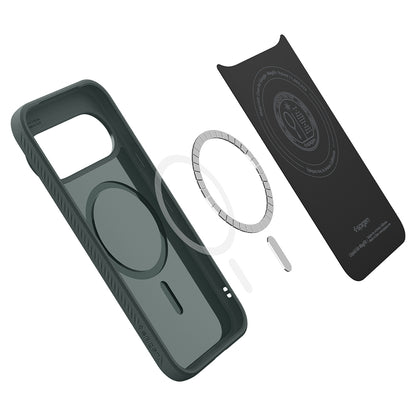 MagSafe-kuori Google Pixel 11 Pro:lle, Spigen, Liquid Air, Vihreä ACS11858