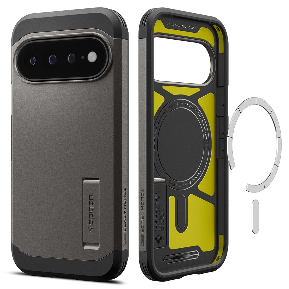 MagSafe-kuori Google Pixel 11 Pro XL:lle, Spigen, Tough Armor, Harmaa ACS11865