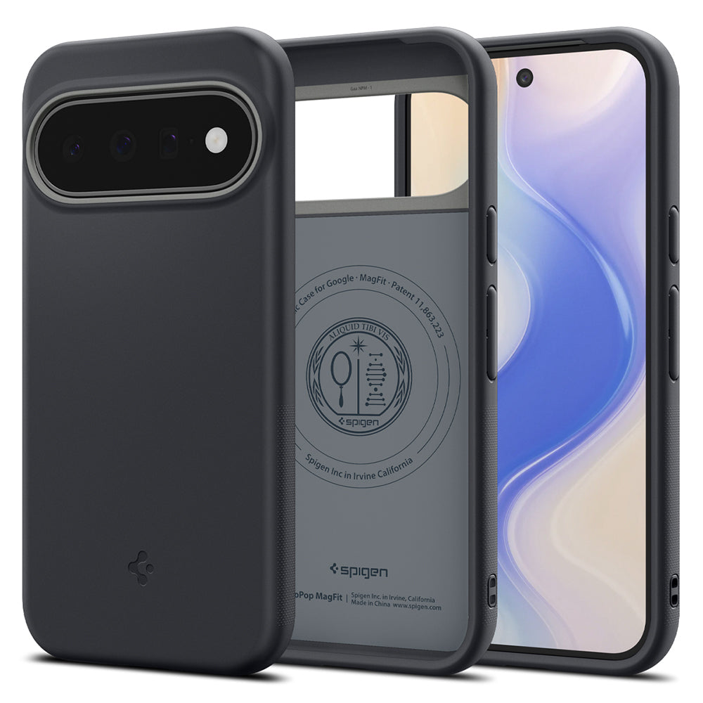 MagSafe-kuori Google Pixel 11:lle, Spigen, Caseology Nano Pop, Musta ACS11445