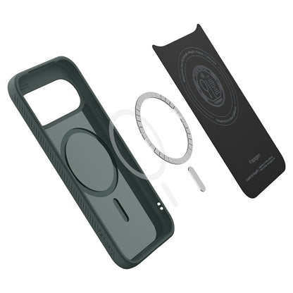 MagSafe-kuori Google Pixel 11:lle, Spigen, Liquid Air, Vihreä ACS11853