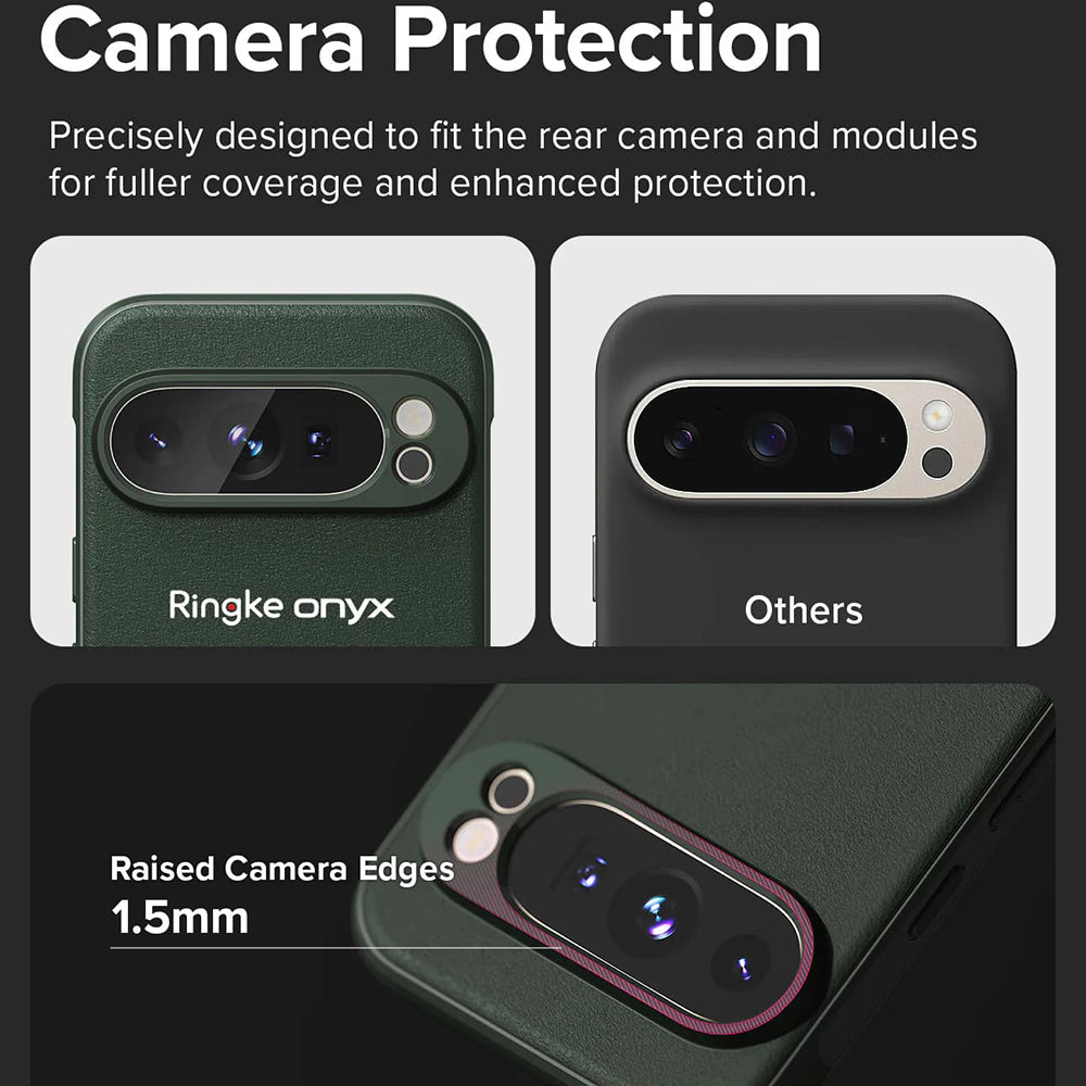 MagSafe-kuori Google Pixel 9 Pro:lle, Ringke, Onyx, Tummanvihreä