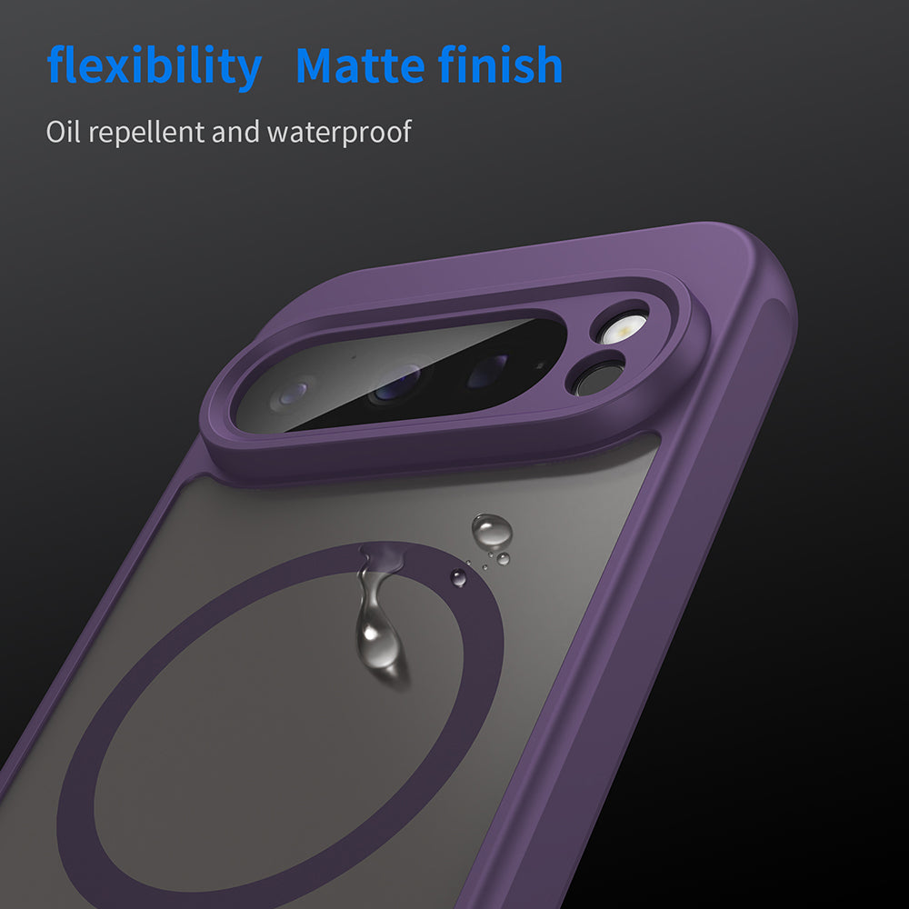 MagSafe Case for Google Pixel 9 Pro, Techsuit, HaloFrost II, Purple
