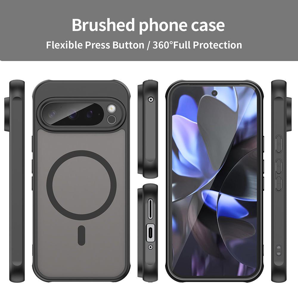 MagSafe-kuori Google Pixel 9 Pro:lle, Techsuit, HaloFrost II, Musta