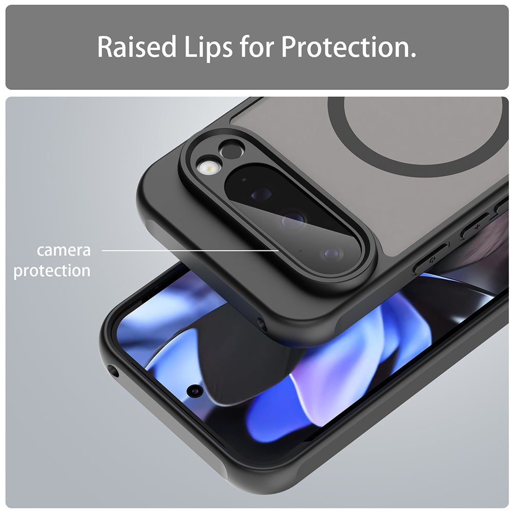 MagSafe-kuori Google Pixel 9 Pro:lle, Techsuit, HaloFrost II, Musta