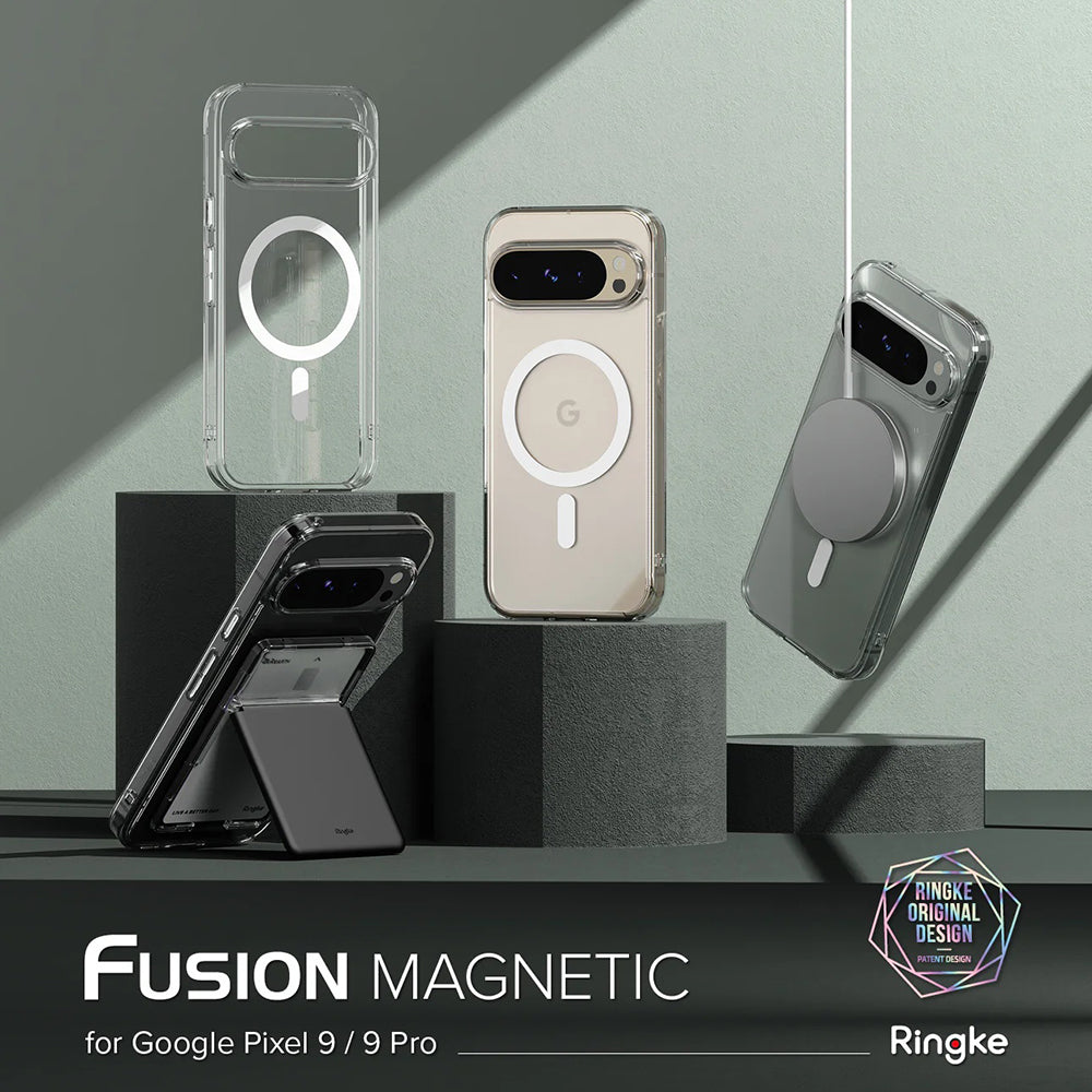 MagSafe-kuori Google Pixel 9 Pro XL:lle, Ringke, Fusion, Läpinäkyvä