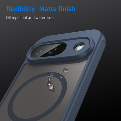 MagSafe Case for Google Pixel 9, Techsuit, HaloFrost II, Navy Blue