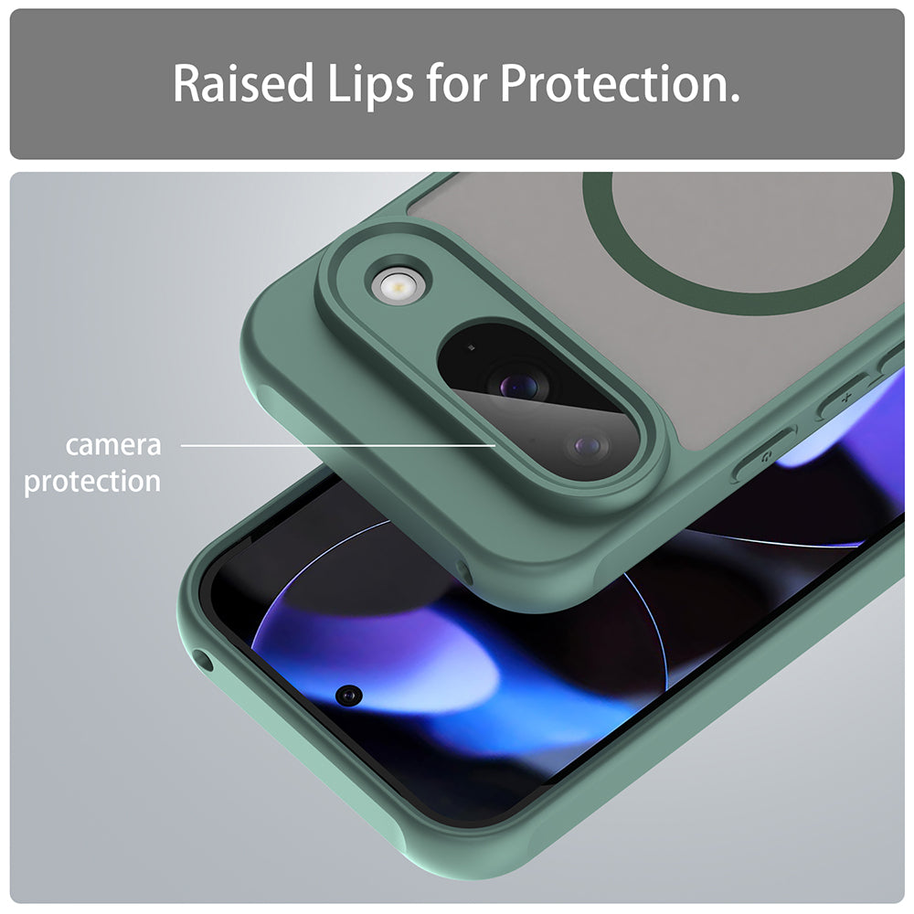 MagSafe-kuori Google Pixel 9:lle, Techsuit, HaloFrost II, Vihreä