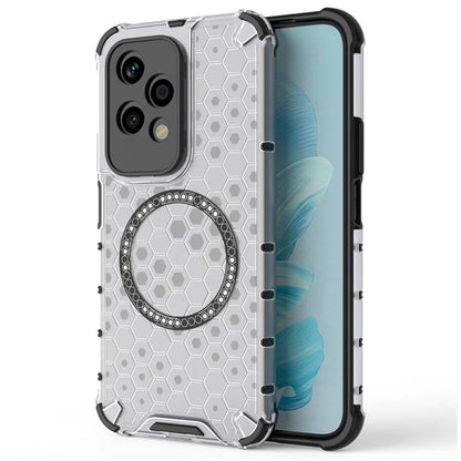 MagSafe-kuori Honor 200 Litelle, Techsuit, HoneyComb Shield, Valkoinen