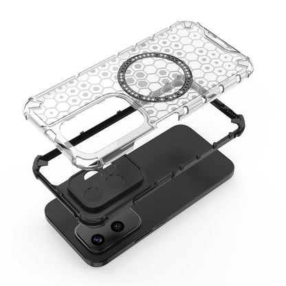 MagSafe-kuori Honor 200 Litelle, Techsuit, HoneyComb Shield, Valkoinen