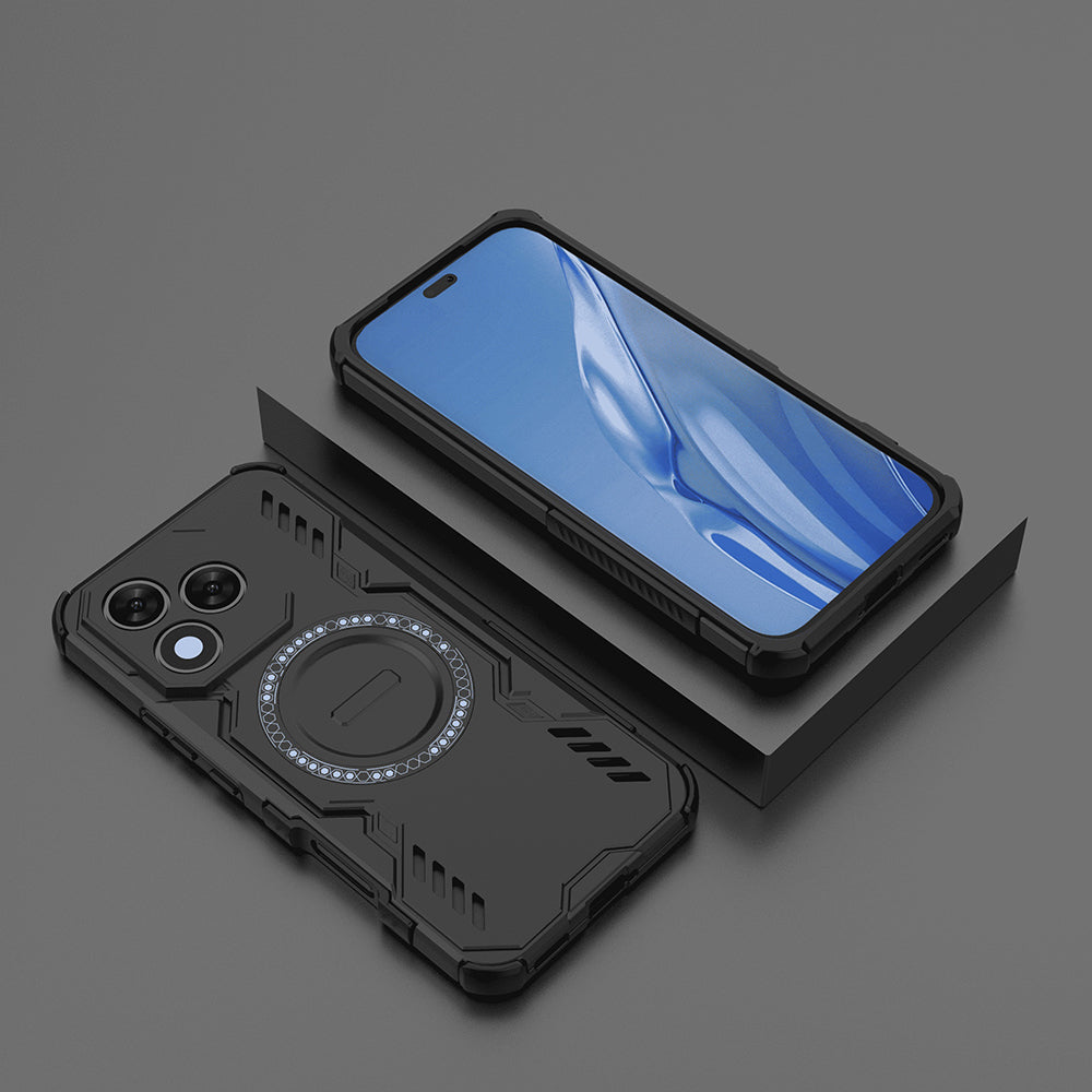 MagSafe-kuori Honor 400 Lite -puhelimelle, Techsuit, ArmorMag, Musta