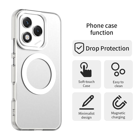 MagSafe-kuori Honor 400 Litelle, Techsuit, CandyCase, Valkoinen
