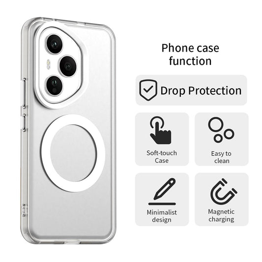 MagSafe-kuori Honor 400 Pro:lle, Techsuit, CandyCase, Valkoinen