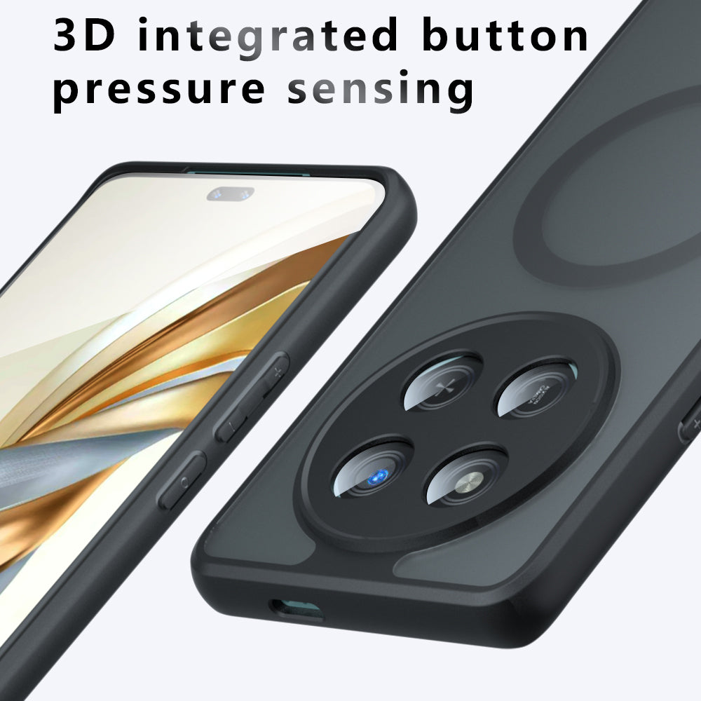 MagSafe-kuori Honor 400 Pro:lle, Techsuit, PureFrost, satiinimusta