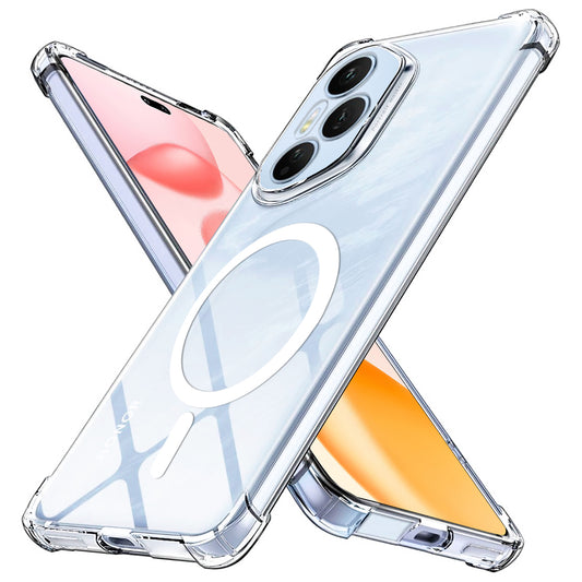 MagSafe-kuori Honor 400 Pro:lle, Techsuit, Iskunkestävä, Läpinäkyvä