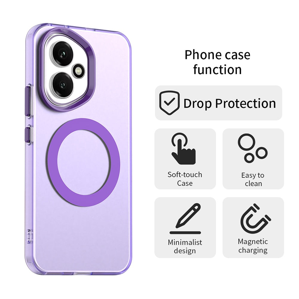 MagSafe-kuori Honor 400:lle, Techsuit, CandyCase, Violetti