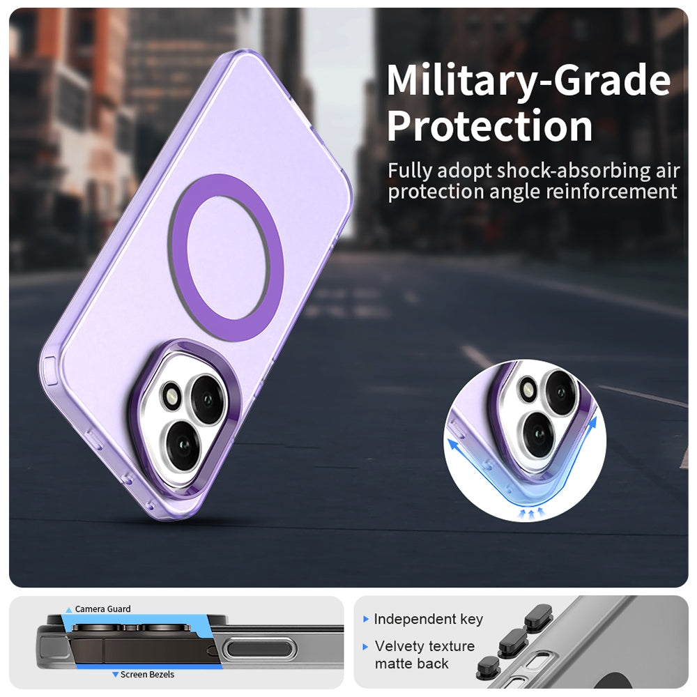 MagSafe-kuori Honor 400:lle, Techsuit, CandyCase, Violetti