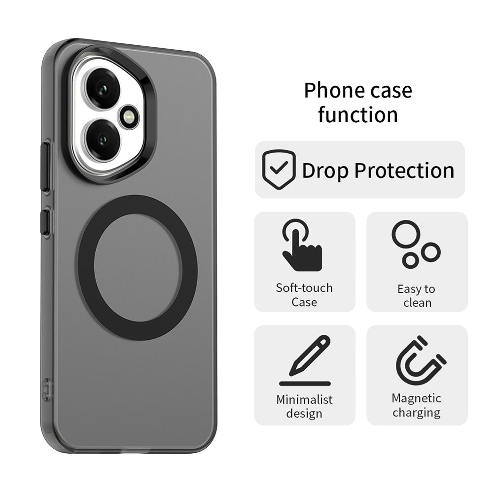 MagSafe-kuori Honor 400:lle, Techsuit, CandyCase, Musta