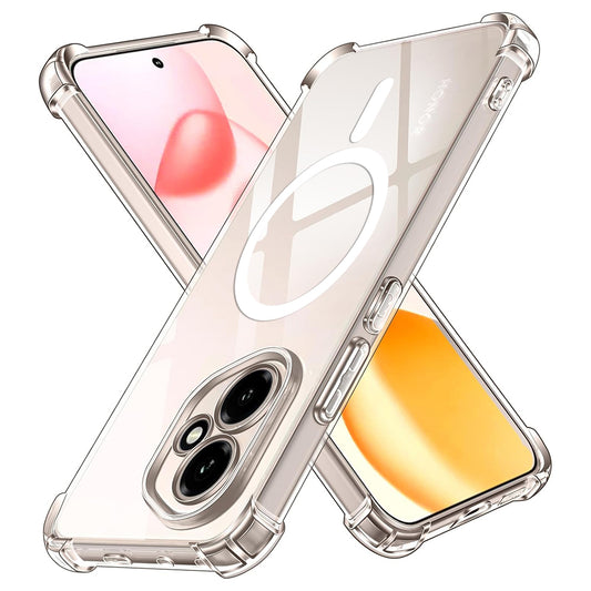 MagSafe-kuori Honor 400:lle, Techsuit, Iskunkestävä, Läpinäkyvä