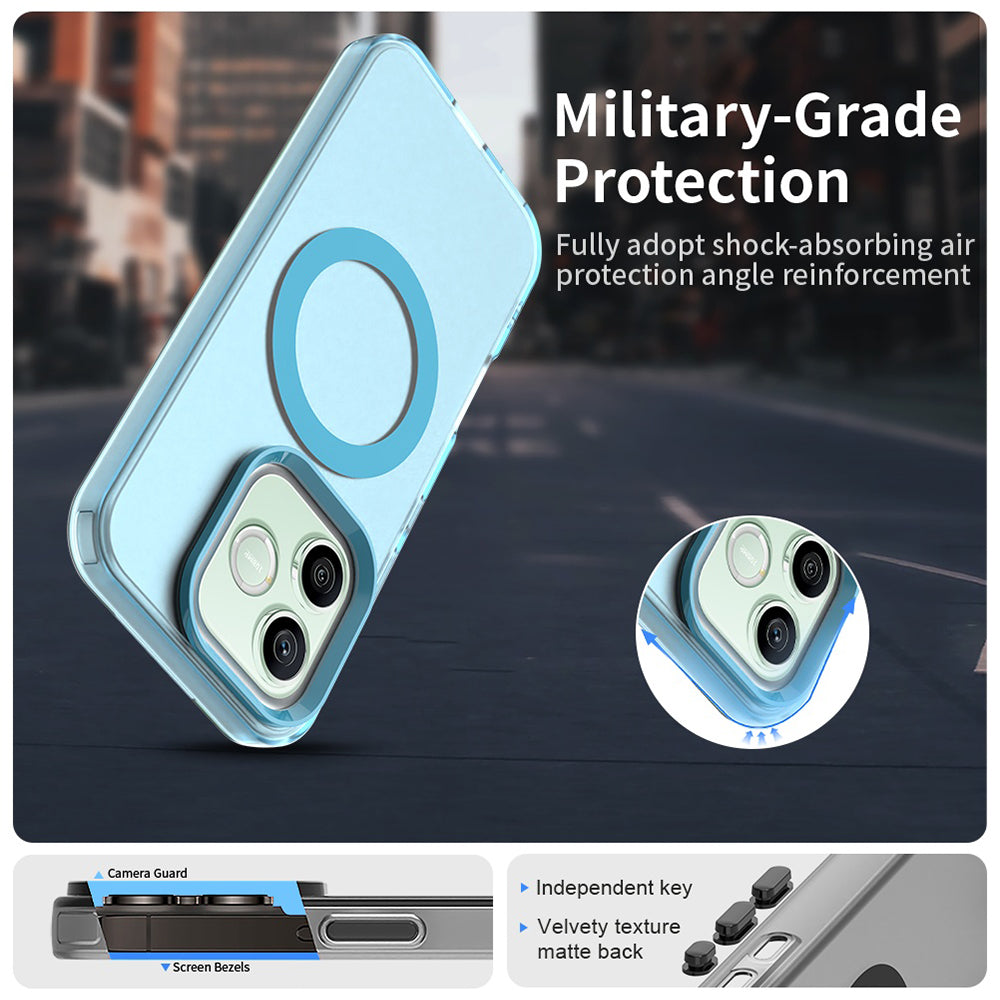 MagSafe Case for Honor 600 Pro / 600, Techsuit, CandyCase, Blue